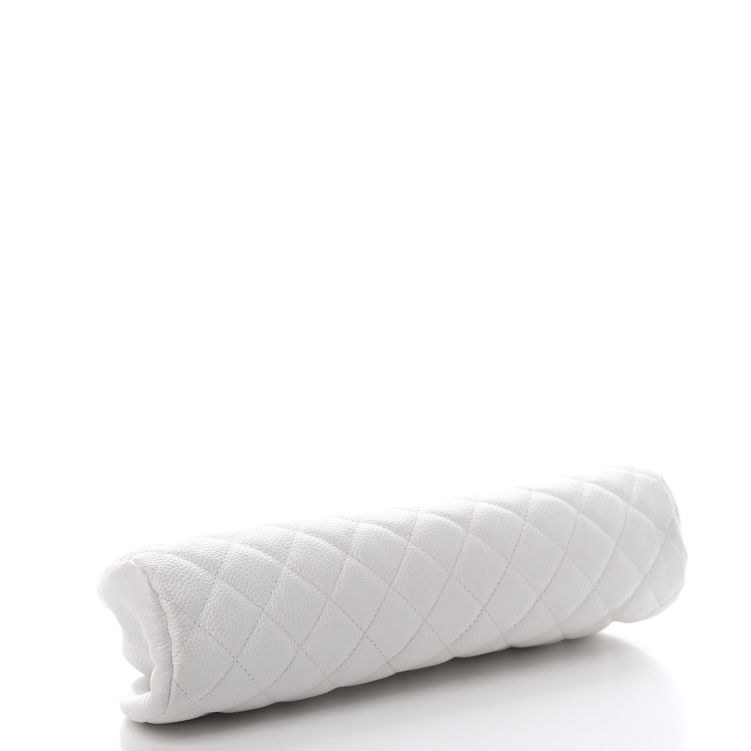 Chanel Caviar Quilted Timeless Clutch White 4 of 10