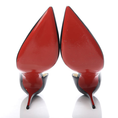 Christian Louboutin Shiny Nappa Iriza 100 Pumps 39 Black 5 of 10