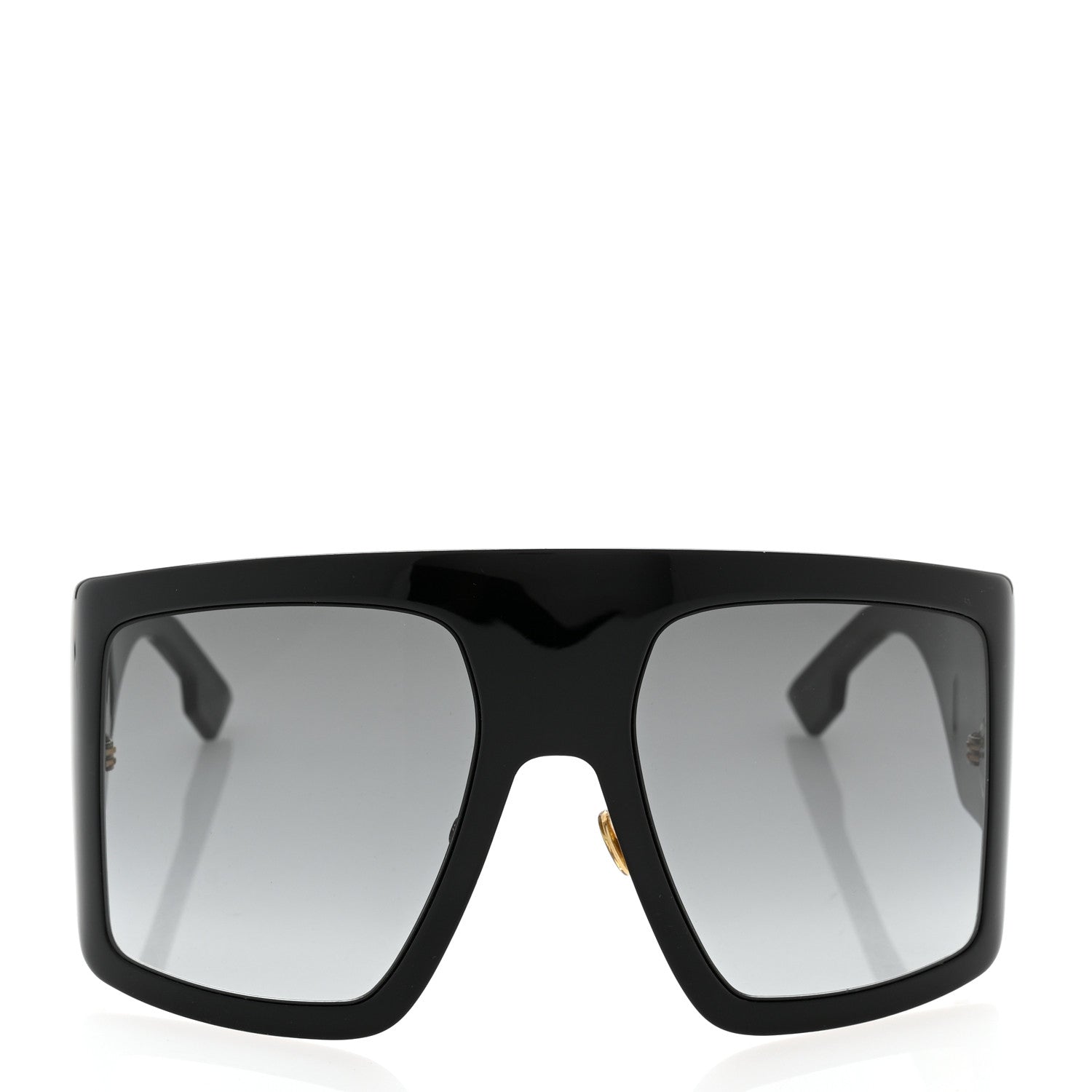 Christian Dior Acetate DiorSo Light 1 Shield Sunglasses Black 2 of 9