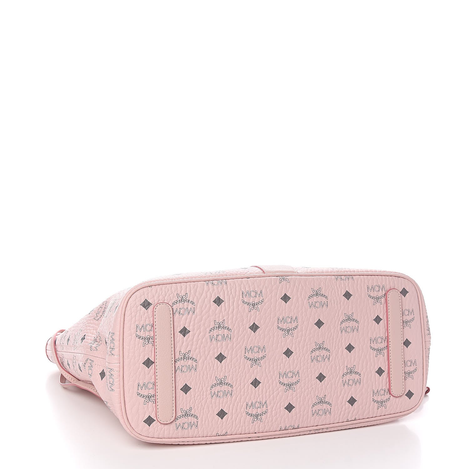 MCM Visetos Medium Liz Reversible Shopper Tote Soft Pink 5 of 12