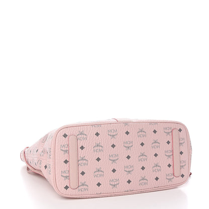 MCM Visetos Medium Liz Reversible Shopper Tote Soft Pink 5 of 12
