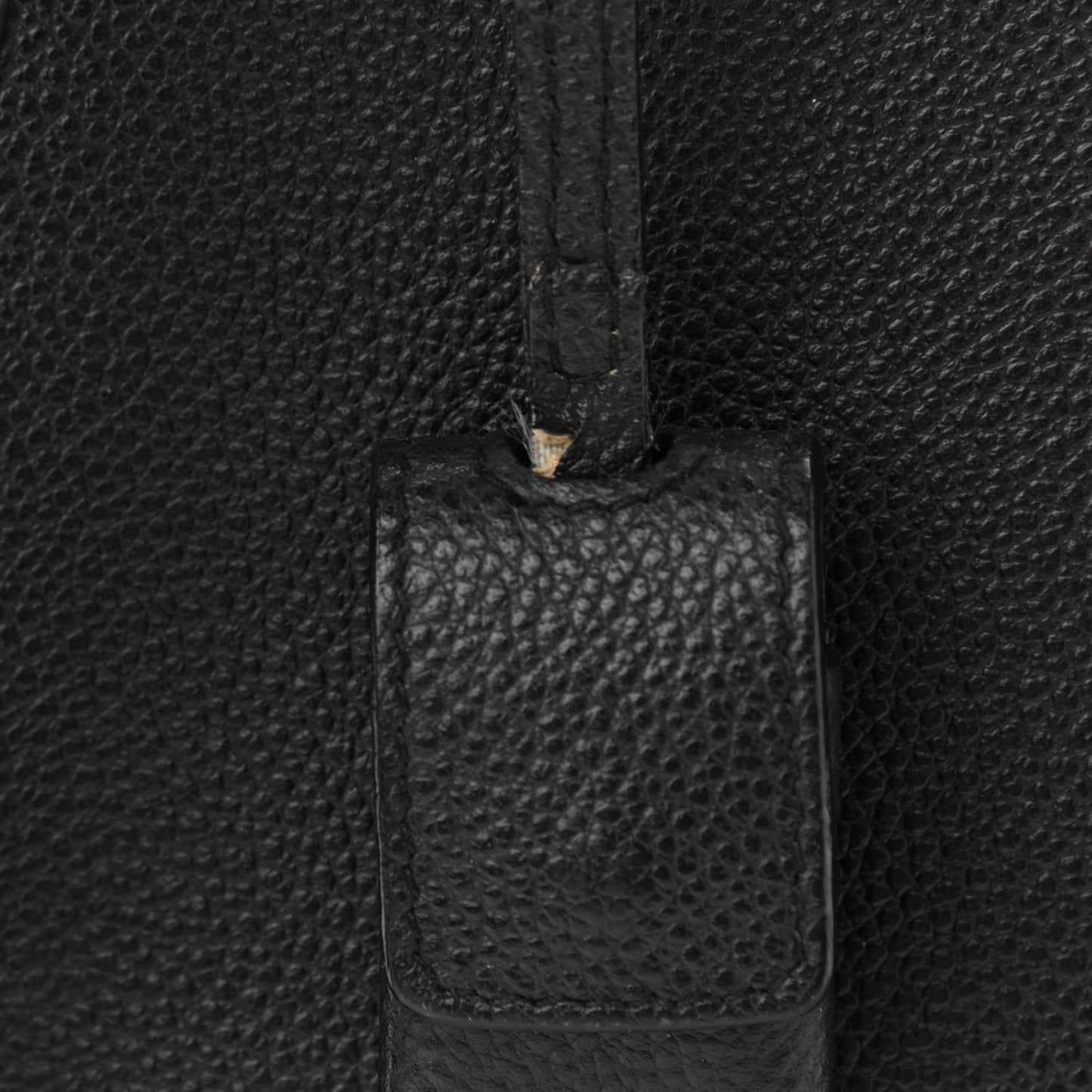Grained Calfskin Baby Sac De Jour Black