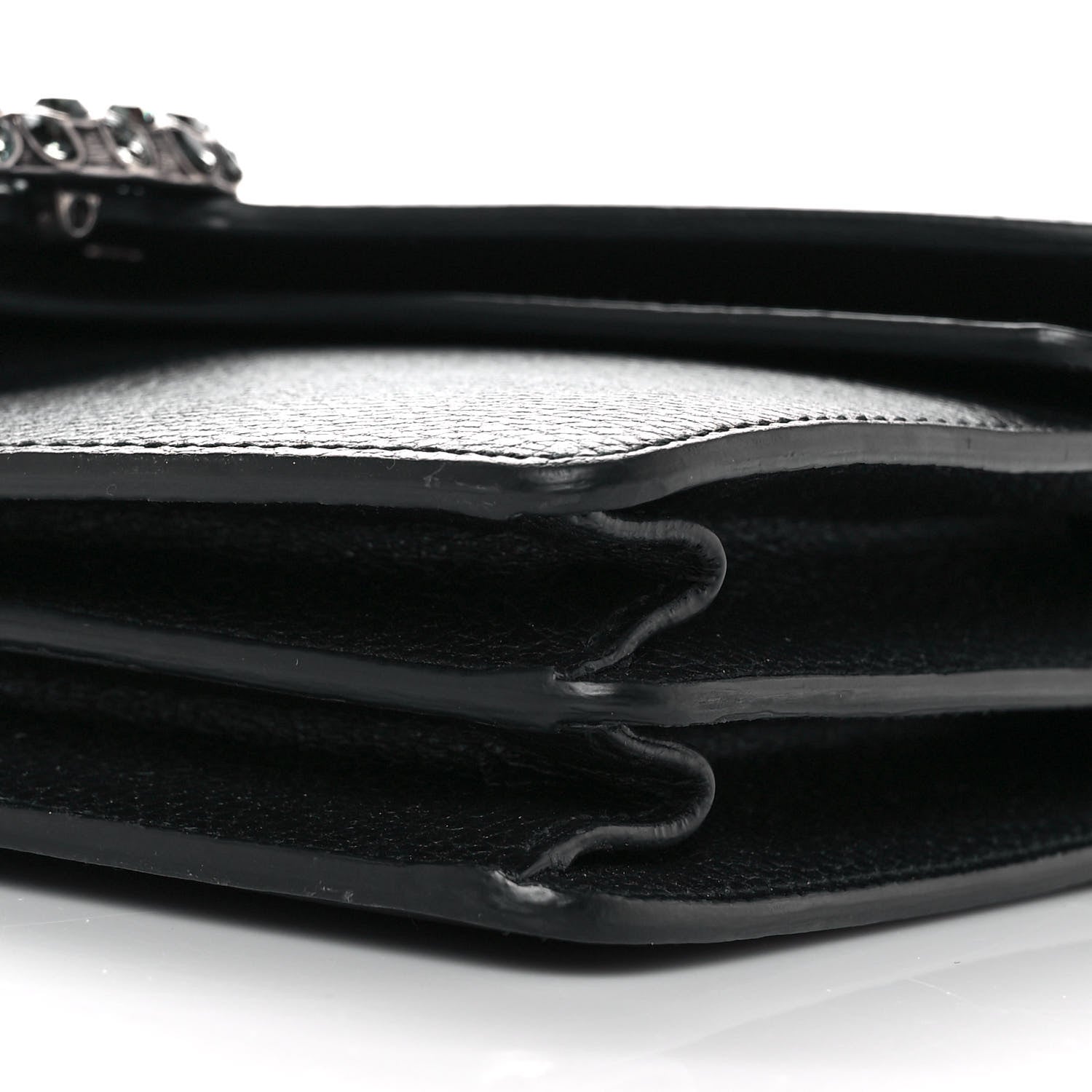 Gucci Pebbled Calfskin Small Dionysus Shoulder Bag Black 9 of 9