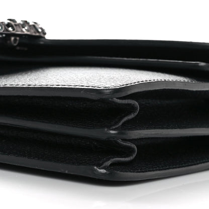 Gucci Pebbled Calfskin Small Dionysus Shoulder Bag Black 9 of 9