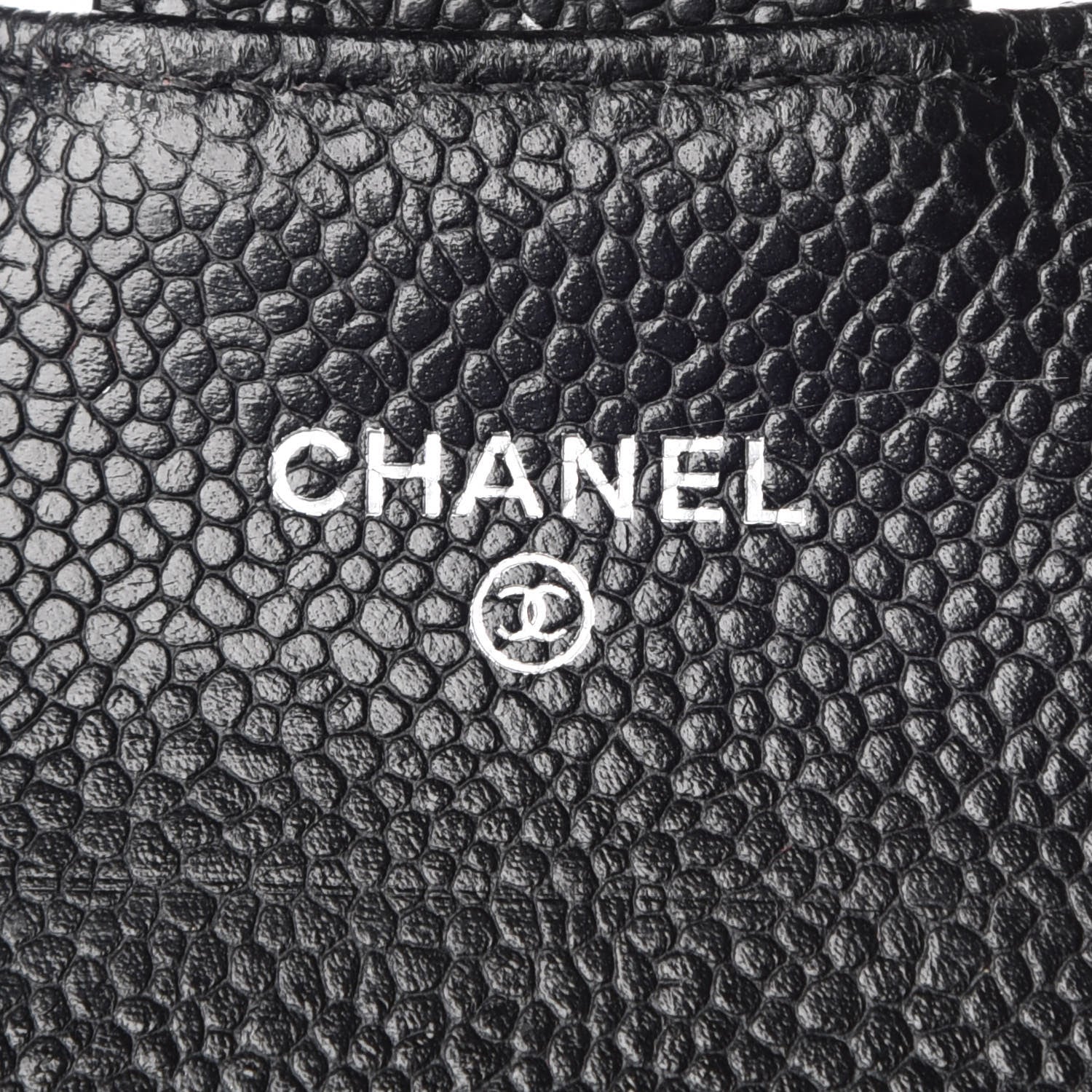 Chanel Caviar Quilted Flap Card Holder Black 8 of 10