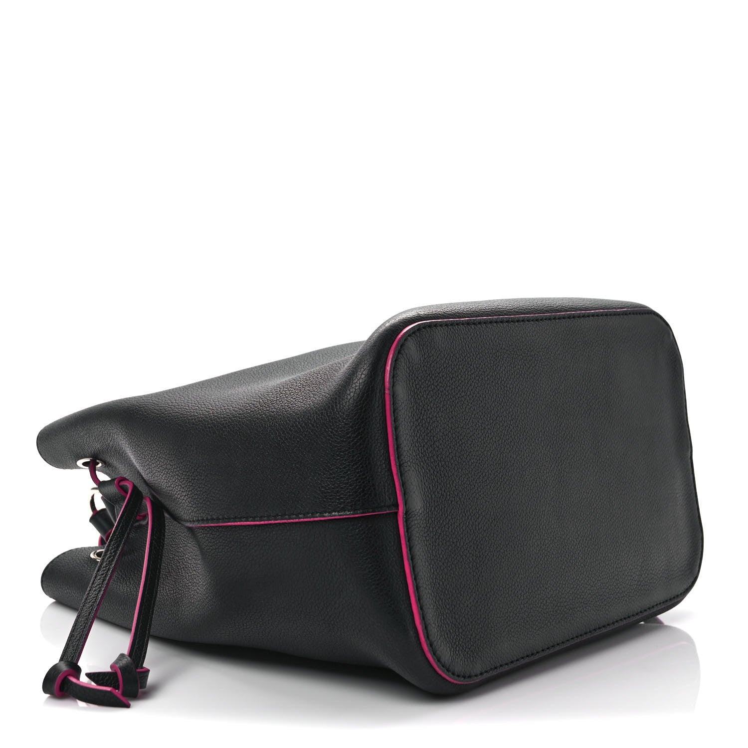 Louis Vuitton Calfskin Lockme Bucket Black 4 of 8