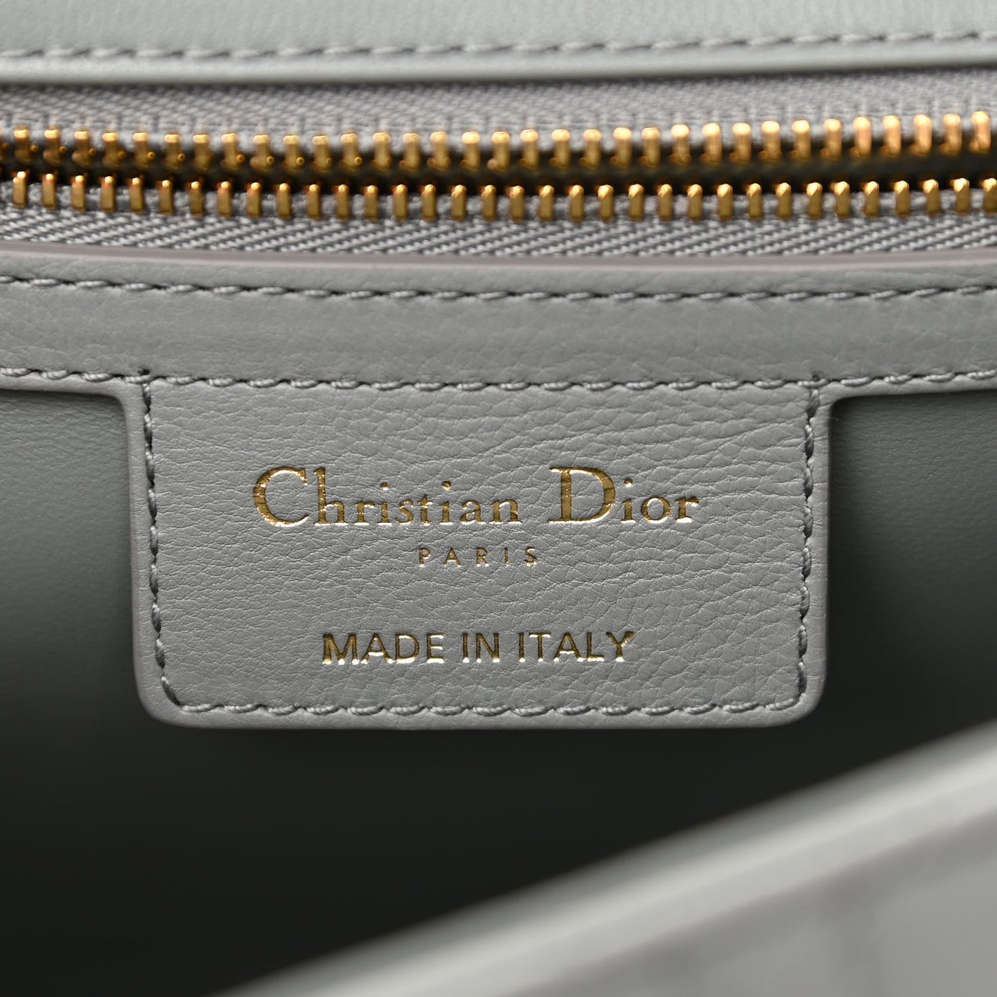 Lambskin Cannage Large Caro Bag Grey Stone