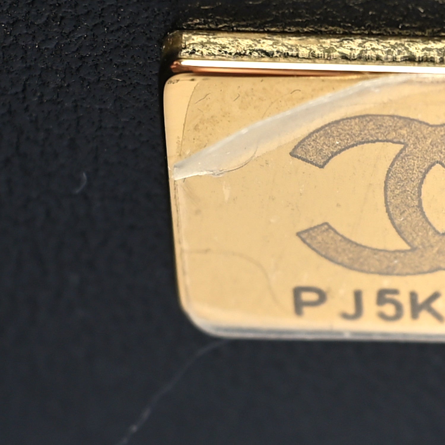 Chanel Shiny Lambskin Quilted Golden Links Top Handle Flap Black