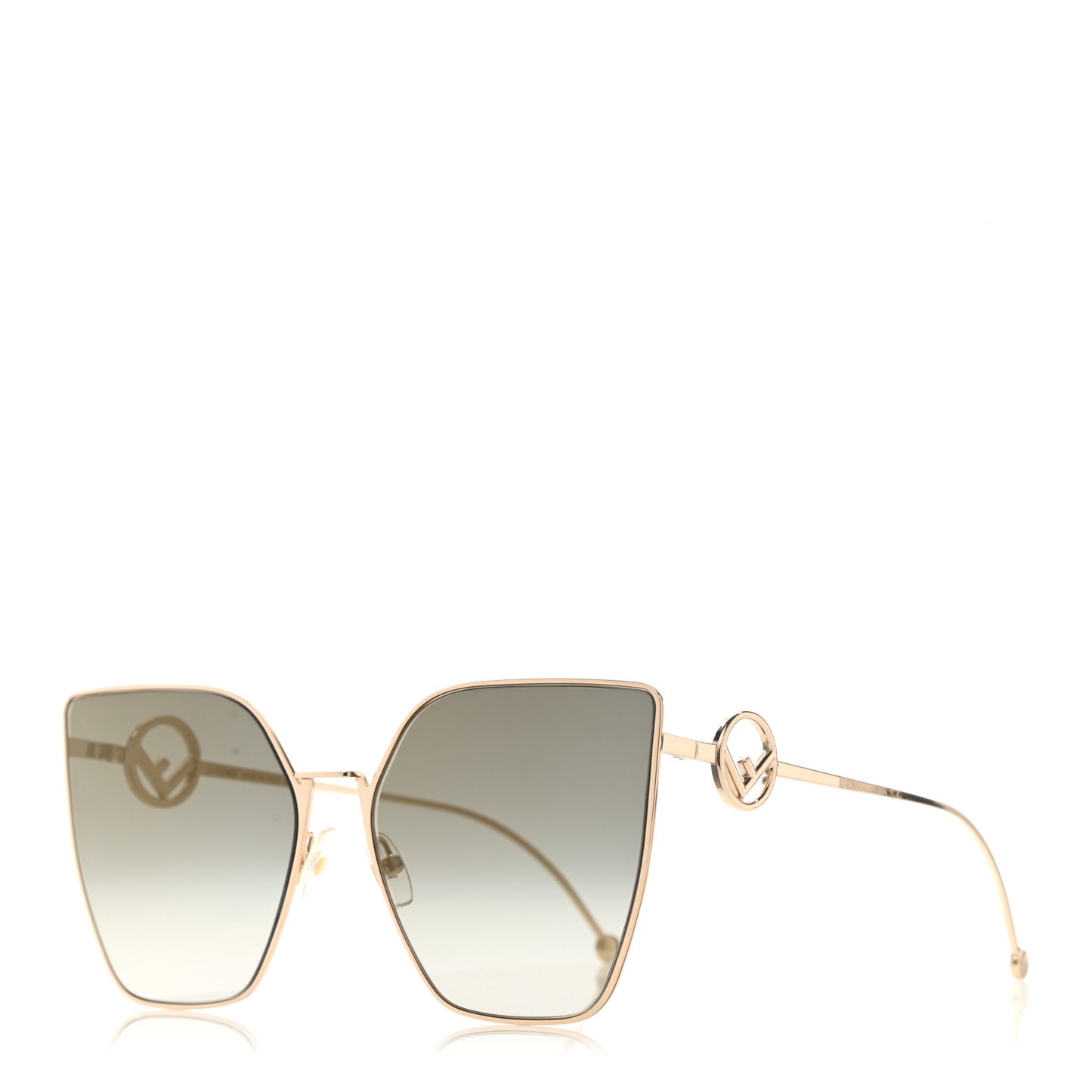 Metal F is Fendi Sunglasses FF 0323/S Gold
