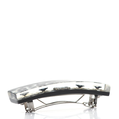 Chanel Crystal CC Hair Clip Barrette Black 4 of 4