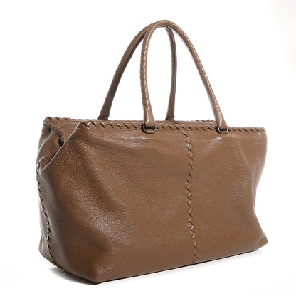Bottega Veneta Cervo Intrecciato Brick Tote Chene 3 of 8