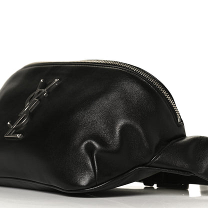 Saint Laurent Calfskin Monogram Belt Bag Black 10 of 10