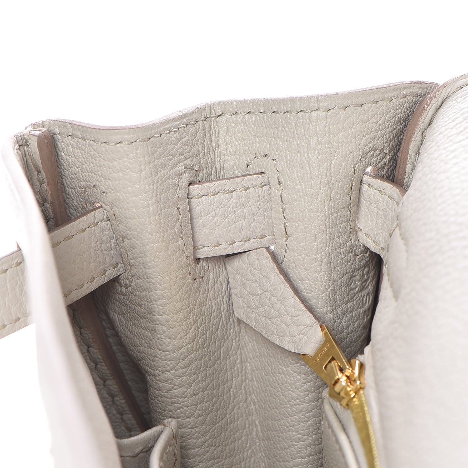 Hermes Togo Kelly Retourne 25 Craie 12 of 55