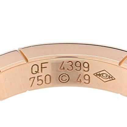 Cartier 18K Pink Gold 3mm Lanieres Ring 49 4.75 4 of 4