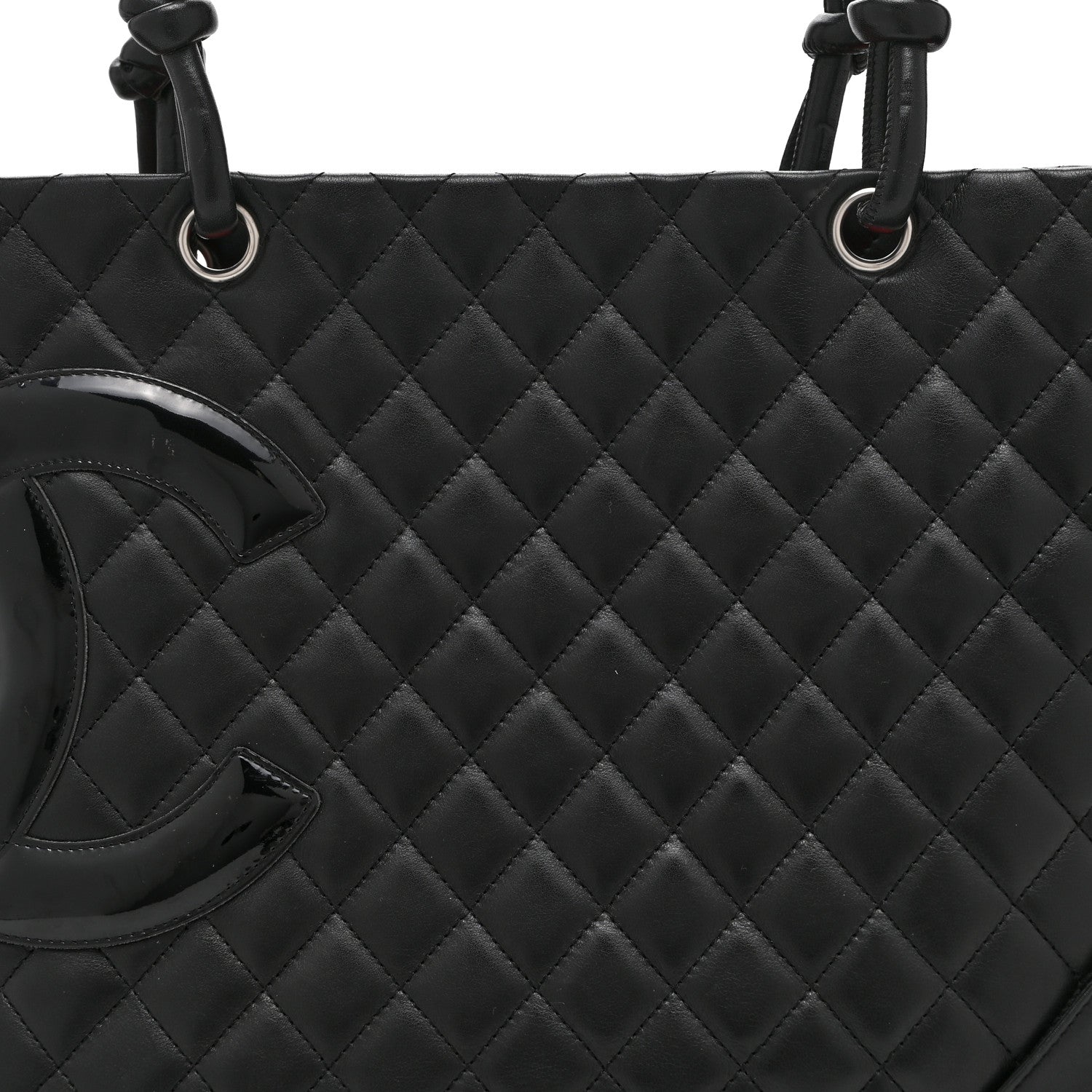 Chanel Calfskin Quilted Large Cambon Tote Black 8 of 10