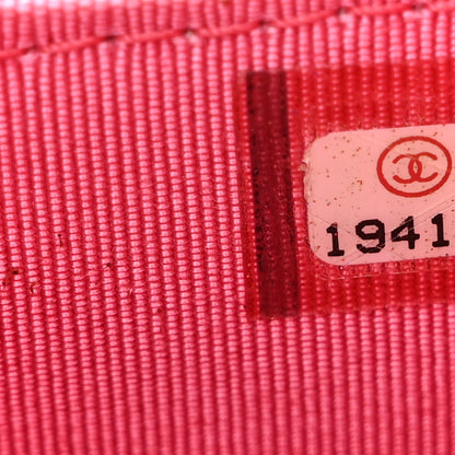 Chanel Patent Quilted Wallet On Chain WOC Fuchsia 8 of 12