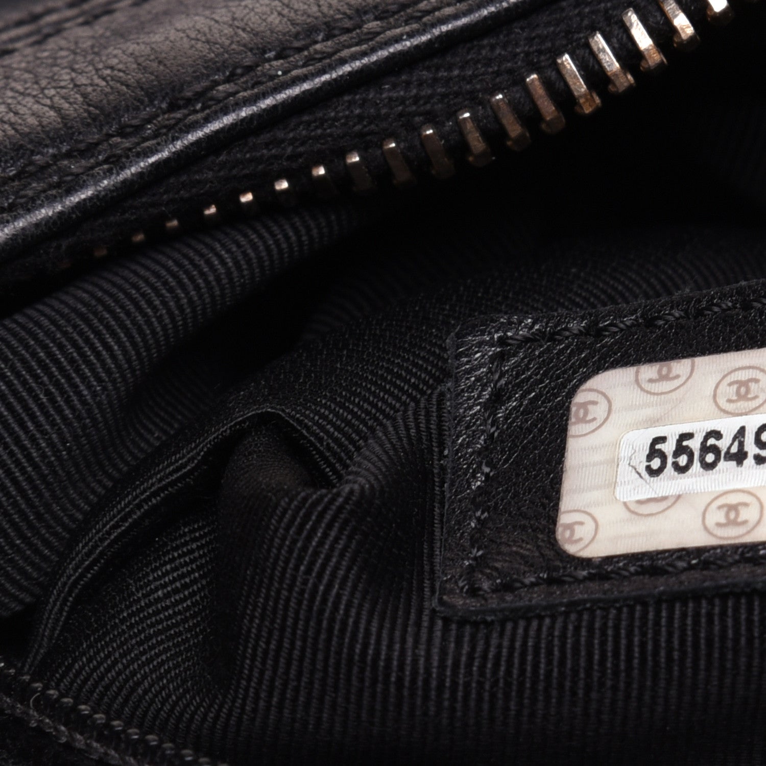 Chanel Lambskin CC Shoulder Bag Black 9 of 13