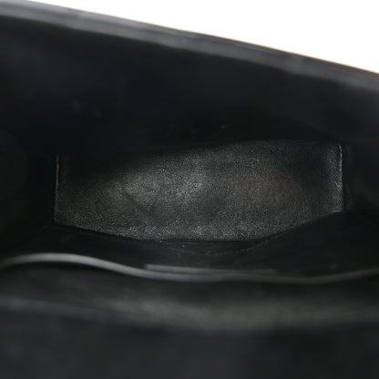 Saint Laurent Patent Calfskin Matelasse Monogram Medium Vicky Chain Bag Black 4 of 10