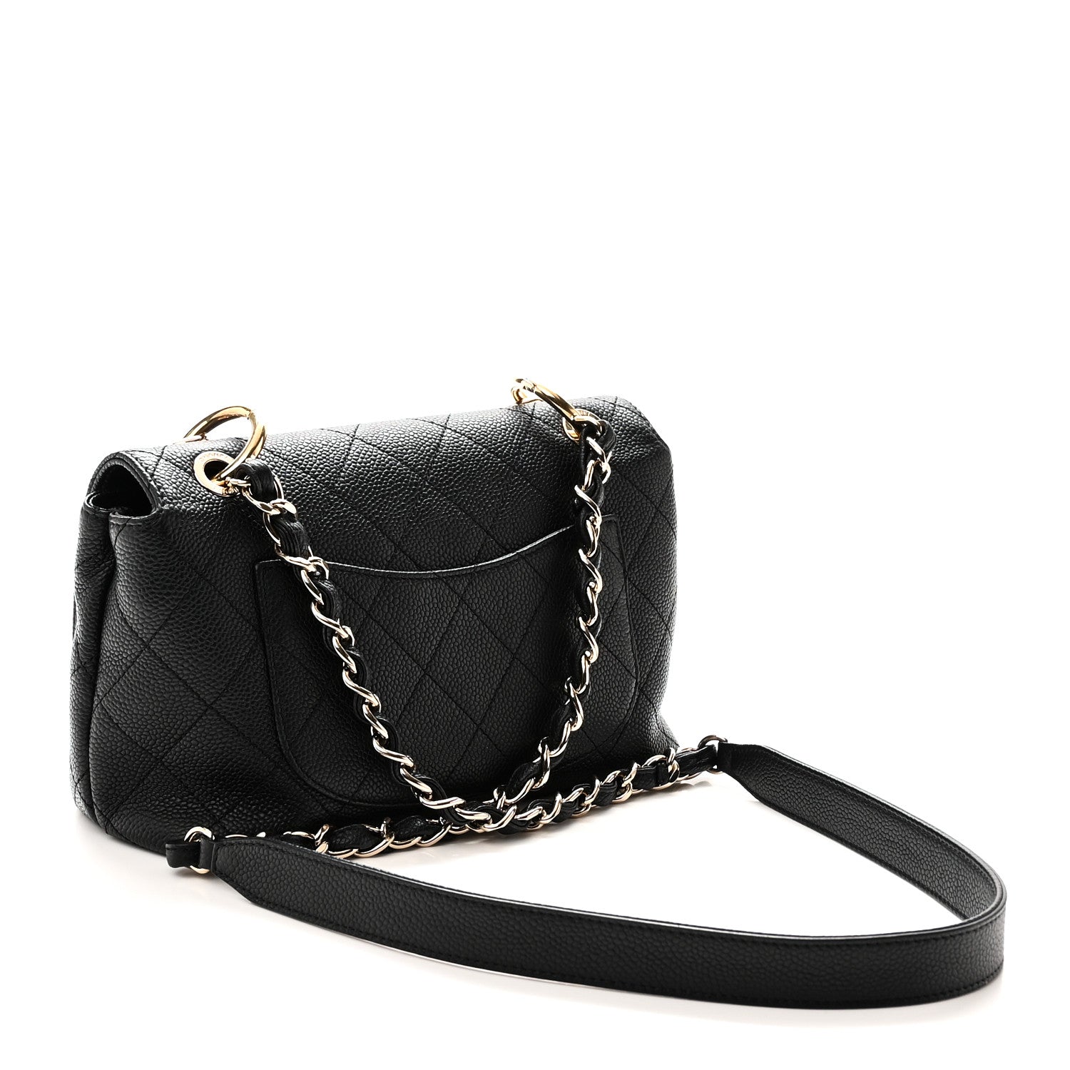 Chanel Caviar Quilted Small City Walk Flap Black 3 of 10