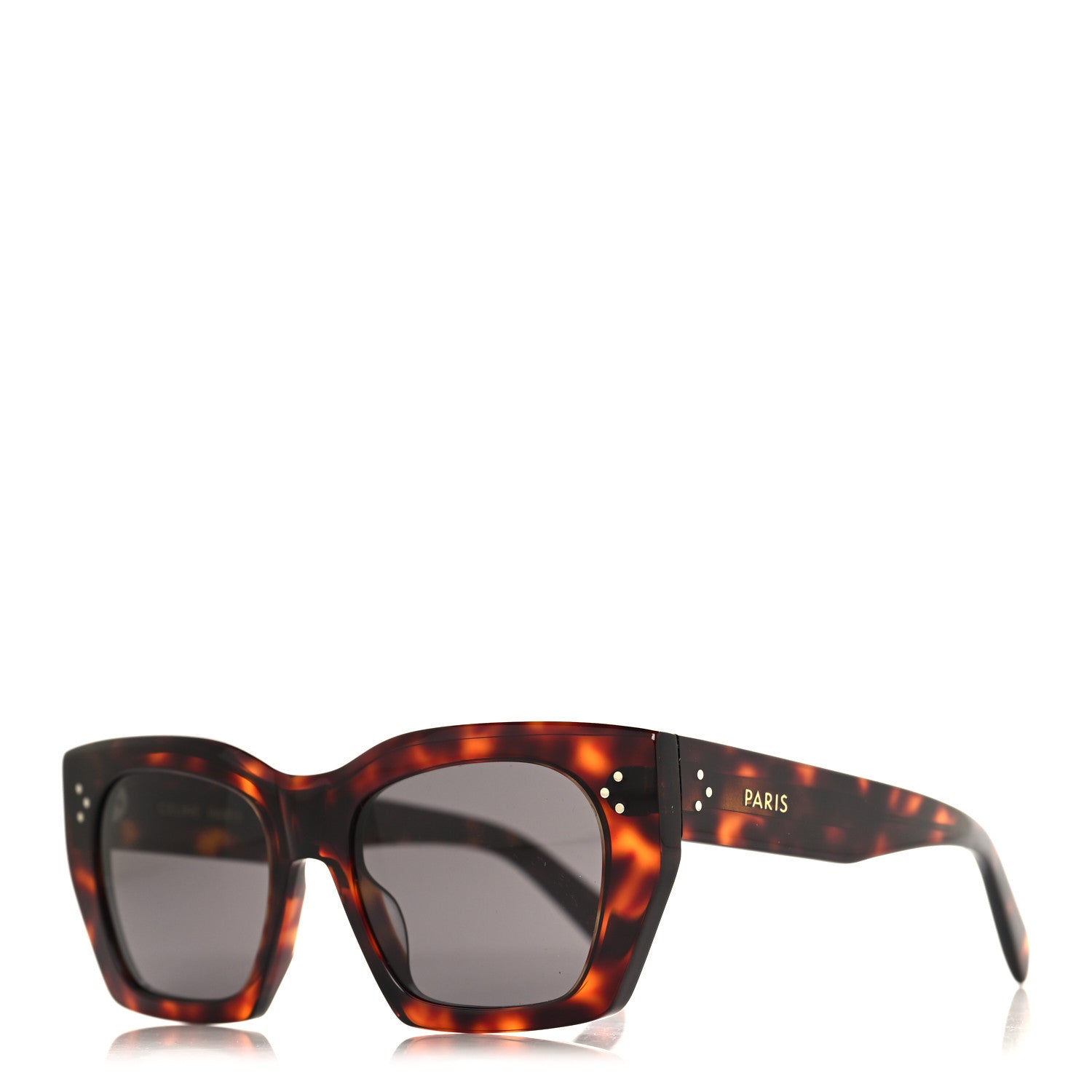 Celine Acetate Polarized Sunglasses CL40342I Tortoise 1 of 7