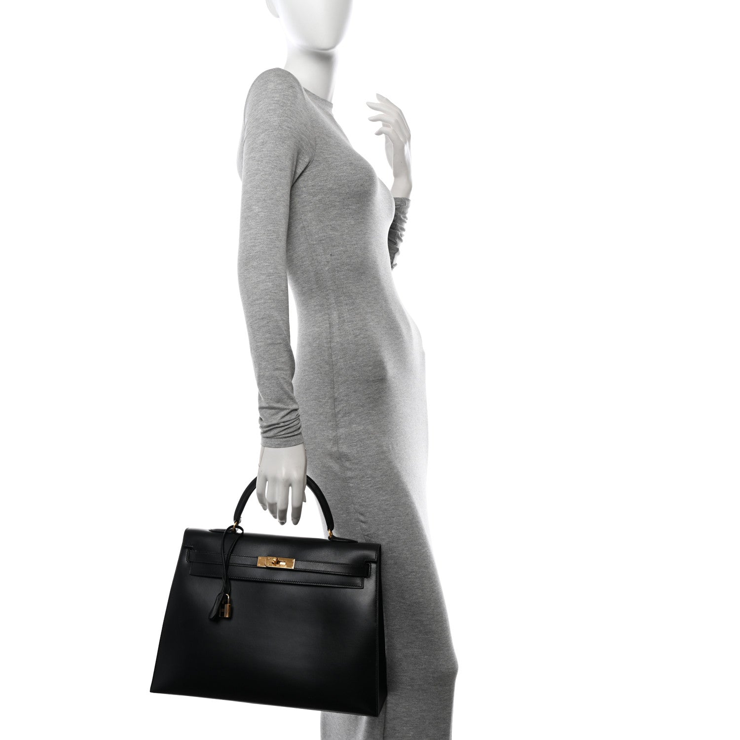 Hermes Box Kelly Sellier 35 Black 2 of 21