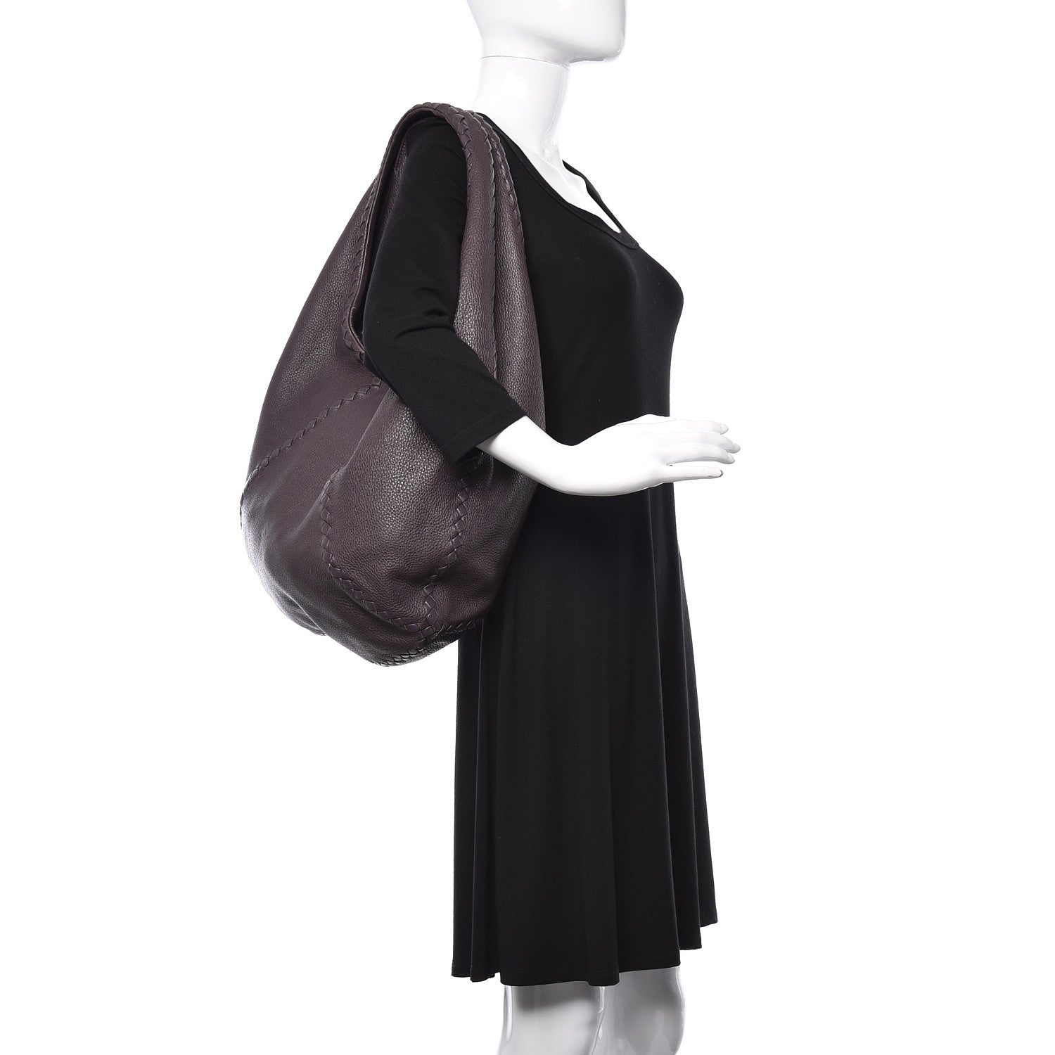 Bottega Veneta Cervo Deerskin Large Hobo Quetsche 2 of 14