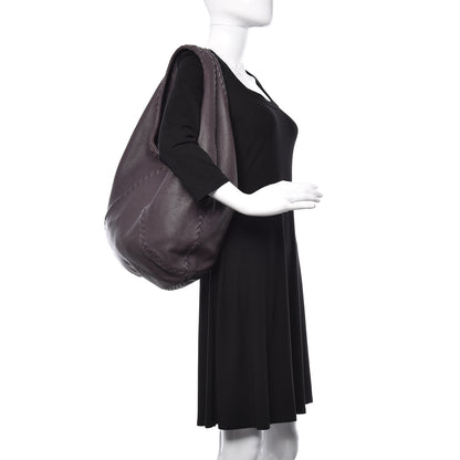 Bottega Veneta Cervo Deerskin Large Hobo Quetsche 2 of 14