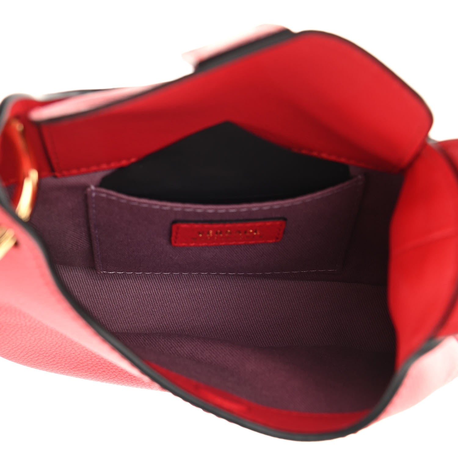 Versace Calfskin La Medusa Small Hobo Crossbody Red 5 of 10