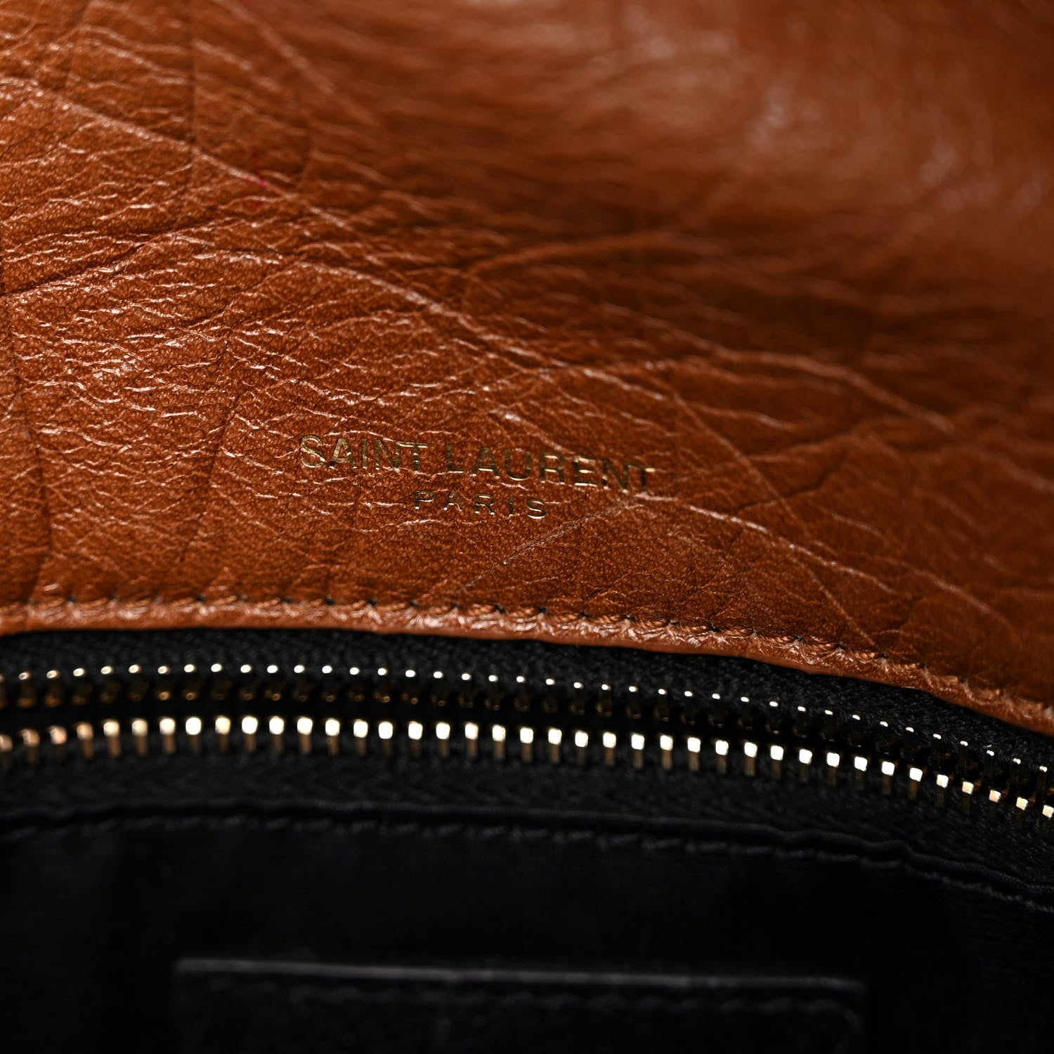 Saint Laurent Crinkled Calfskin Matelasse Monogram Medium Niki Chain Satchel Light Caramel 7 of 10
