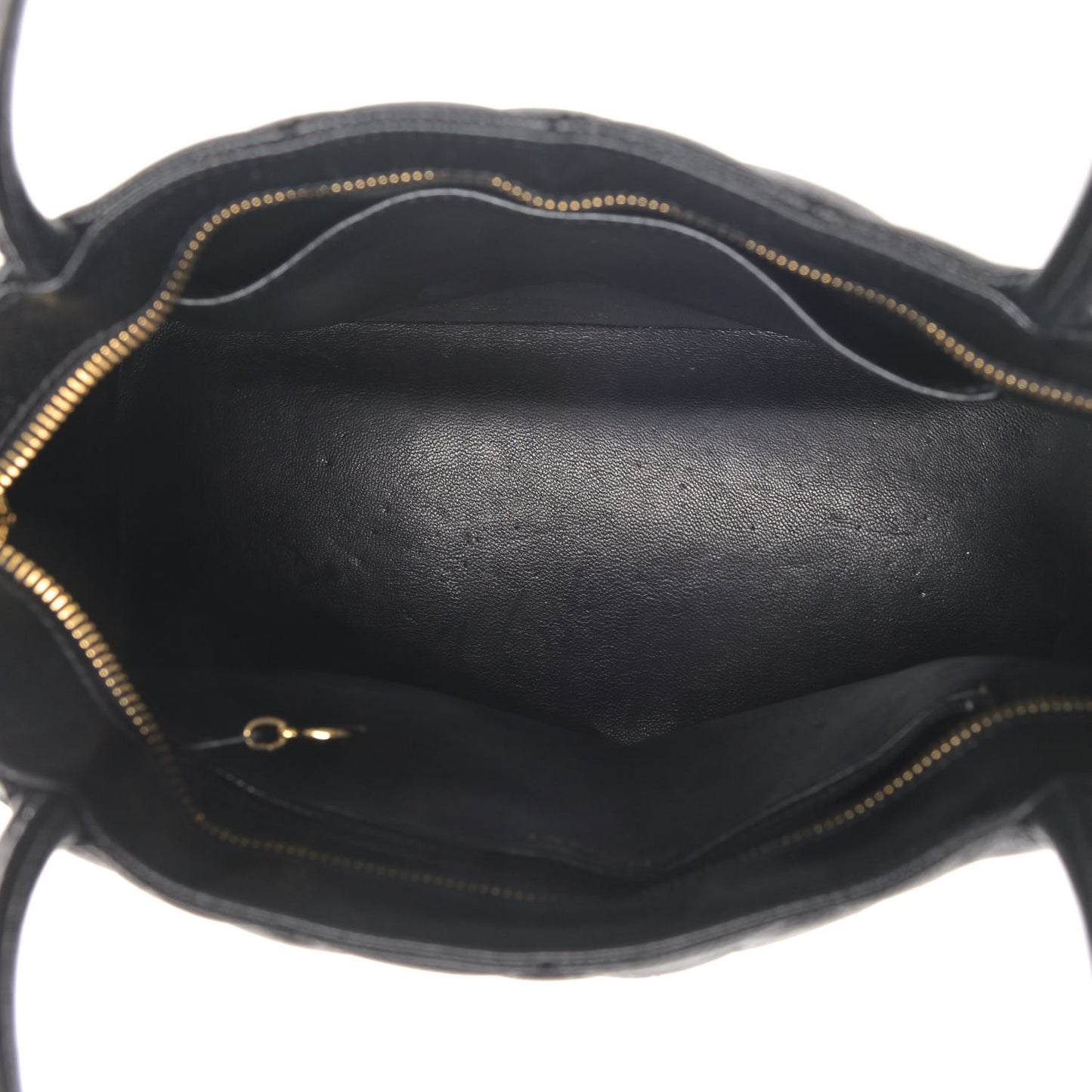 Caviar Quilted Medallion Tote Black