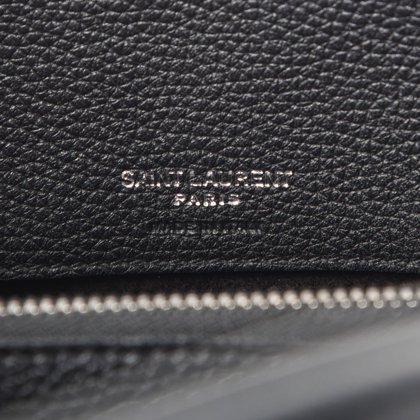 Grained Calfskin Baby Sac De Jour Souple Black