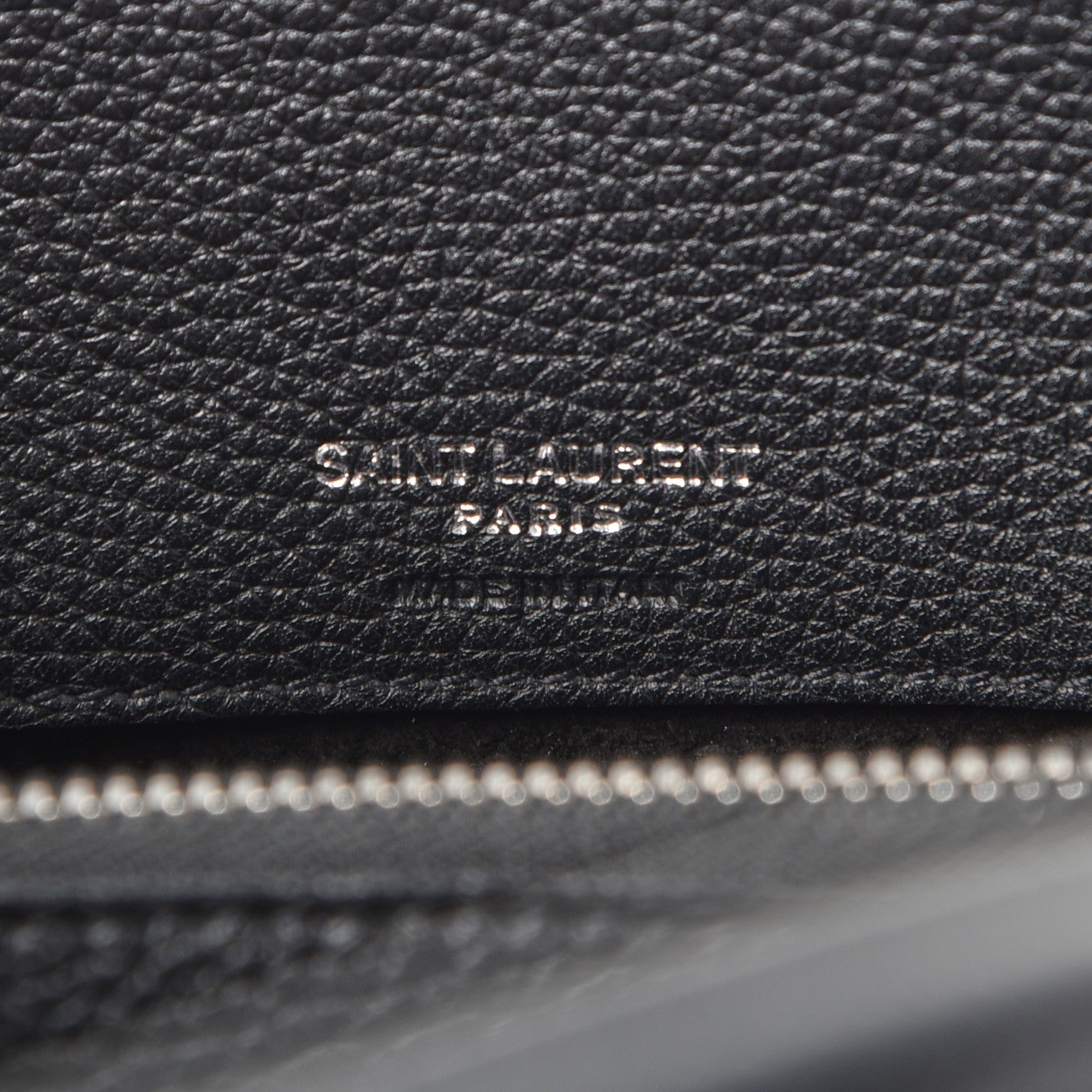 Saint Laurent Grained Calfskin Baby Sac De Jour Souple Black 7 of 8