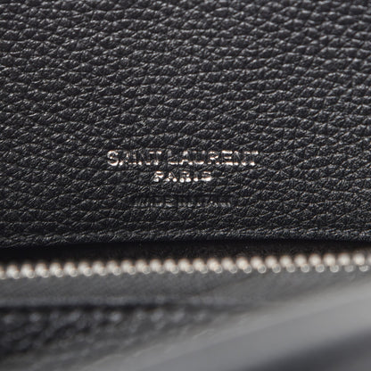 Saint Laurent Grained Calfskin Baby Sac De Jour Souple Black 7 of 8