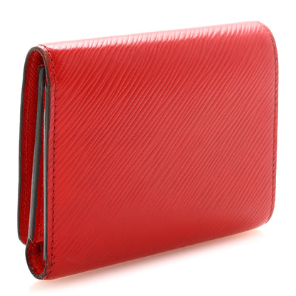Louis Vuitton Epi Twist Compact Wallet Coquelicot 3 of 6