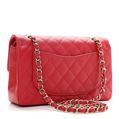 Chanel Caviar Quilted Small Double Flap Red 2 of 10
