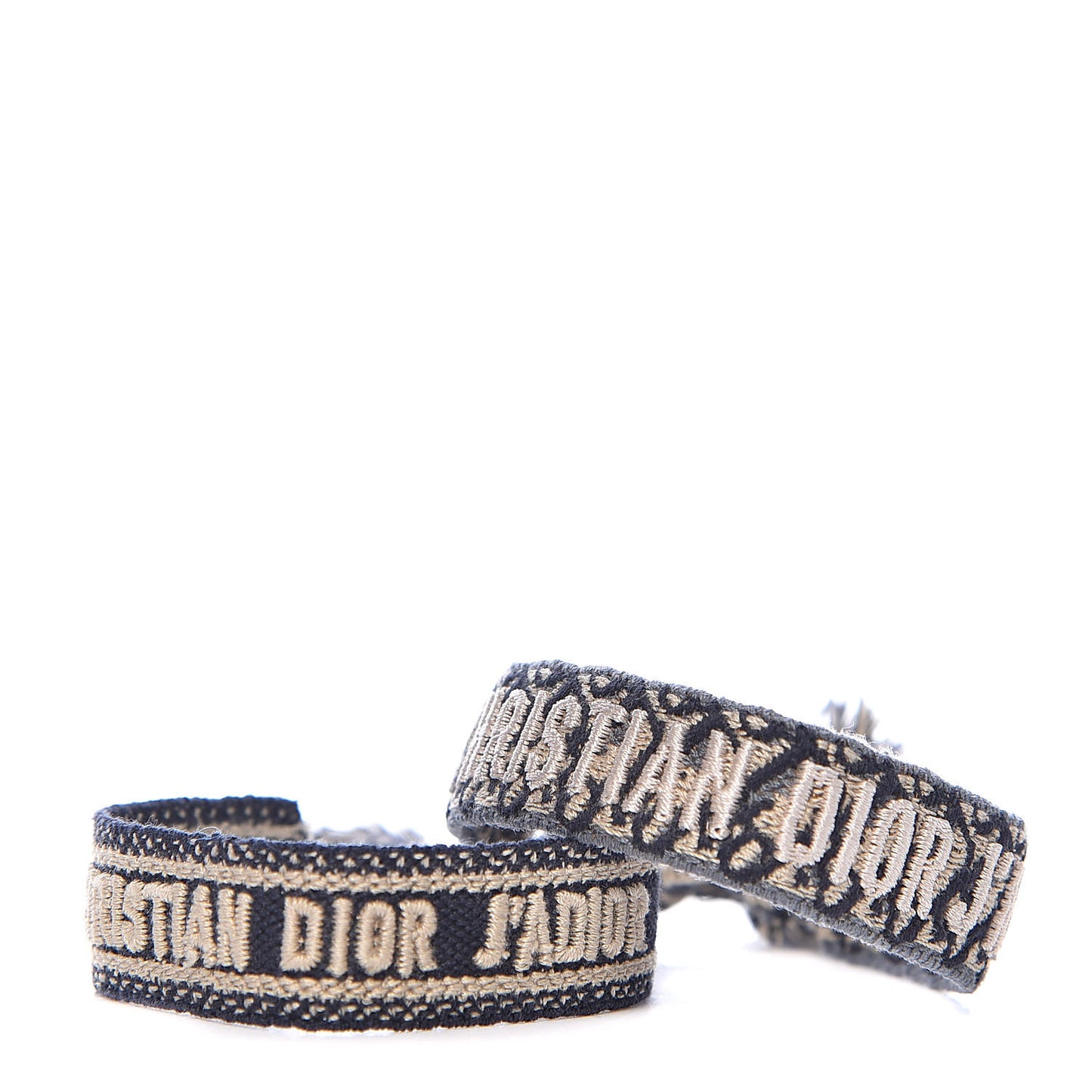 Woven Cotton J'Adior Friendship Bracelet Set Navy
