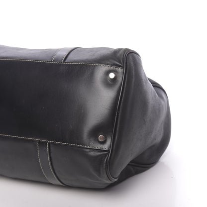 Prada Soft Calfskin Nappa Shoulder Bag Black 8 of 9