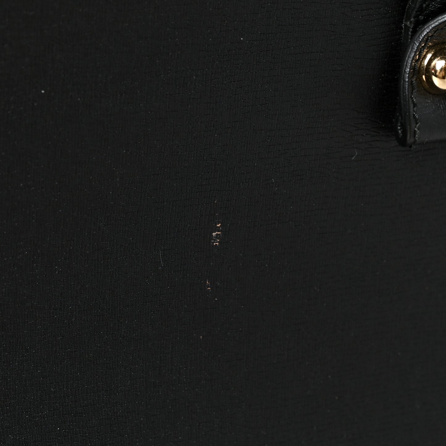 Calfskin Bamboo Bullet Top Handle Bag Black