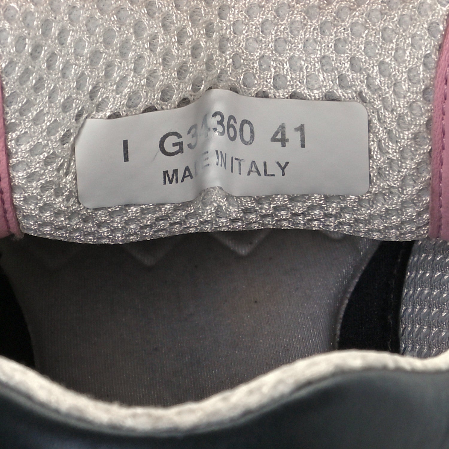 Chanel Tweed Suede Calfskin CC Sneakers 41 Gray Pink 8 of 9