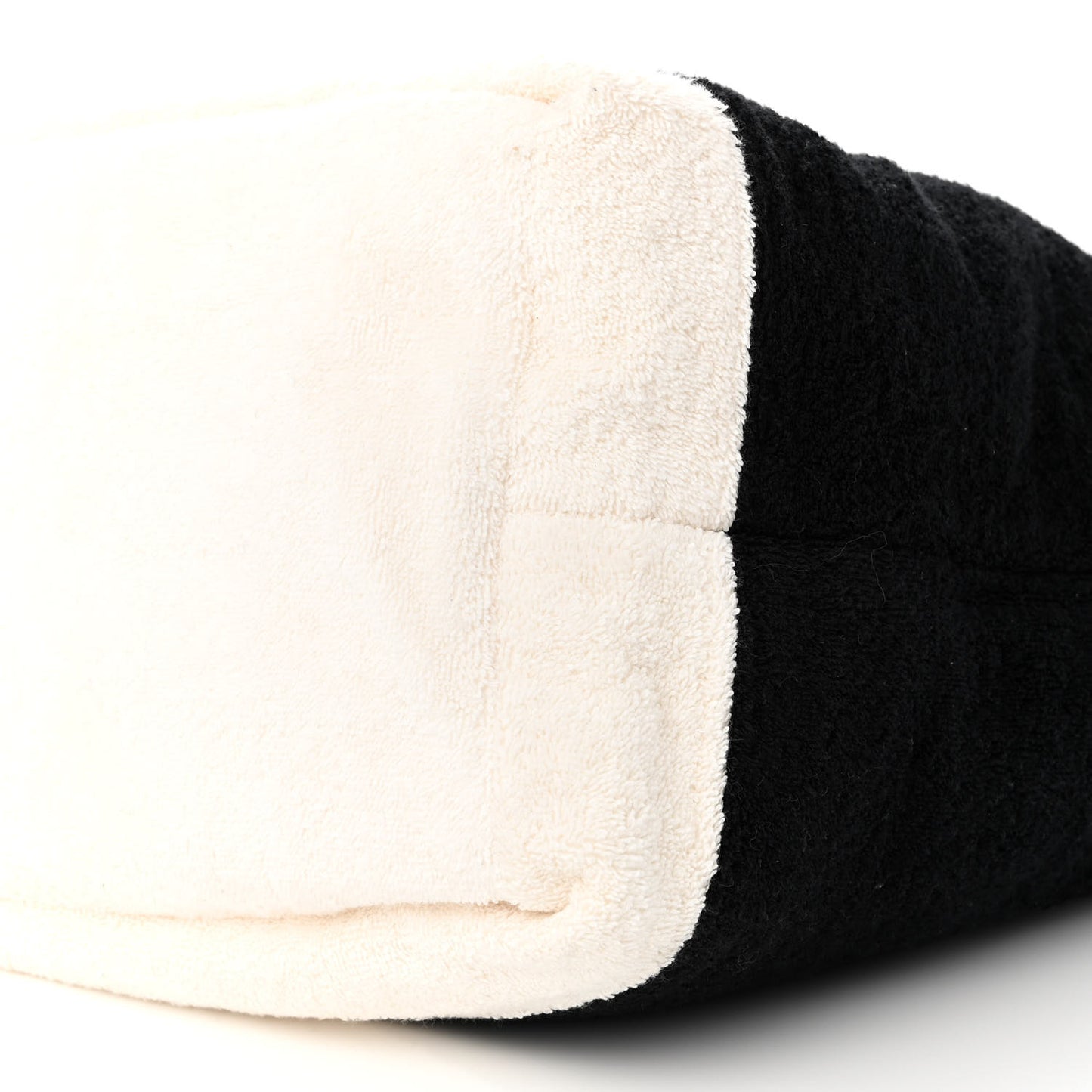 Terry Cotton CC Beach Tote Towel Set Black White