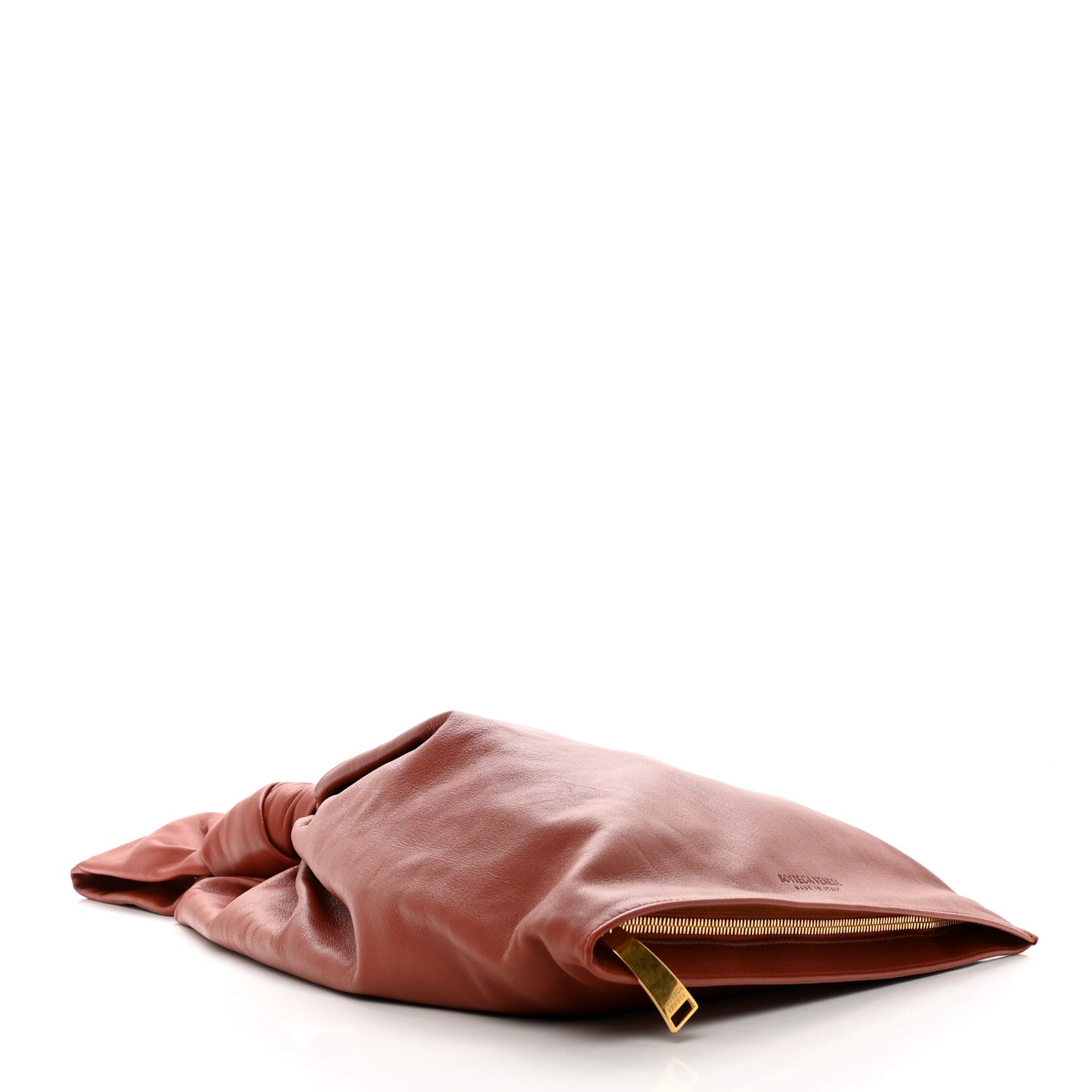 Supple Calfskin BV Twist Rust