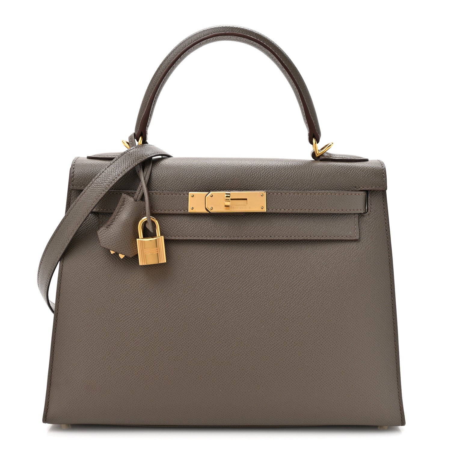 Hermes Epsom Kelly Sellier 28 Etain 2 of 31