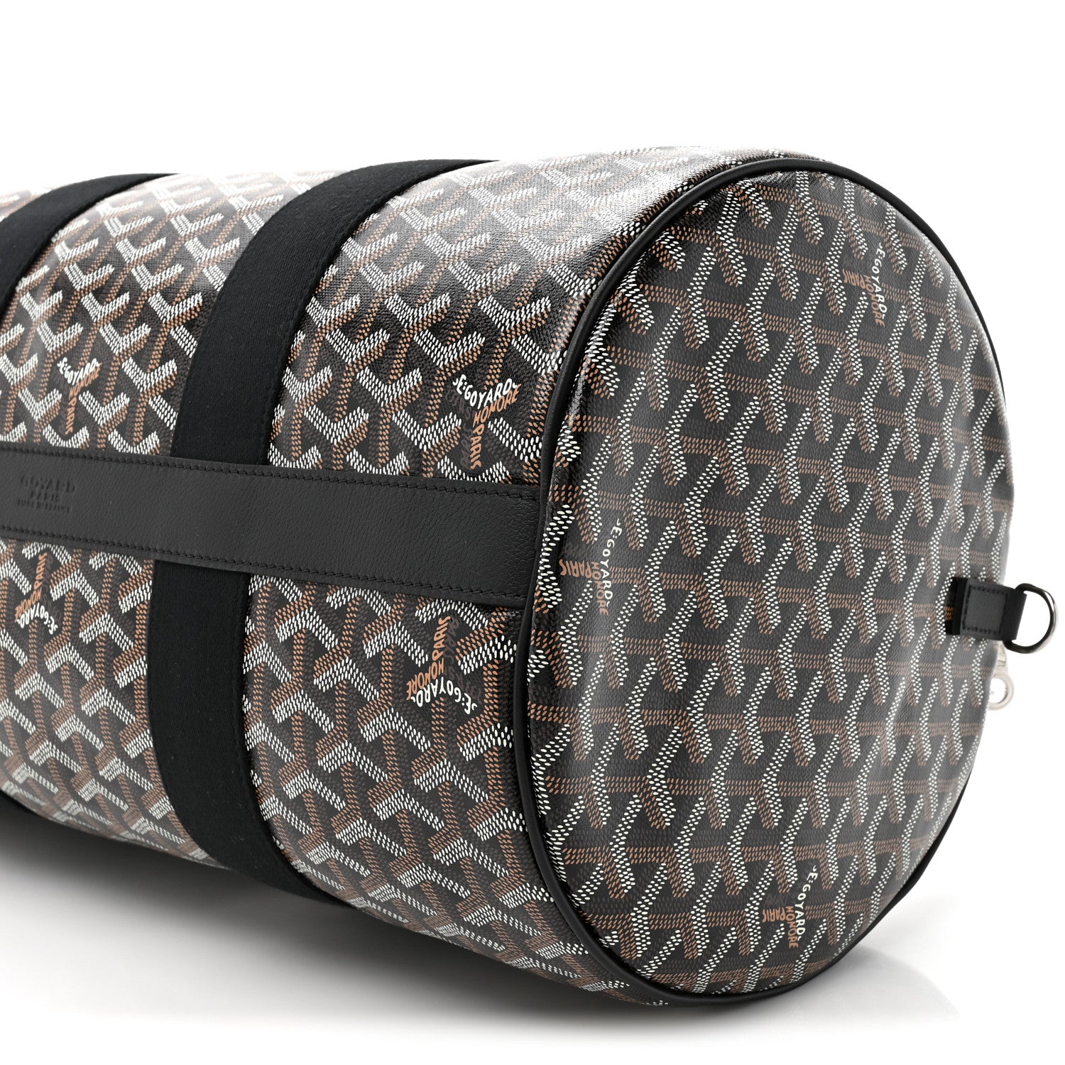 Goyard Goyardine Barrel 40 Sports Bag Black 9 of 10