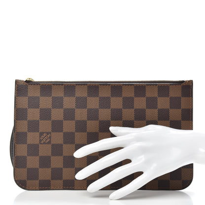 Louis Vuitton Damier Ebene Neverfull MM GM Pochette 2 of 7