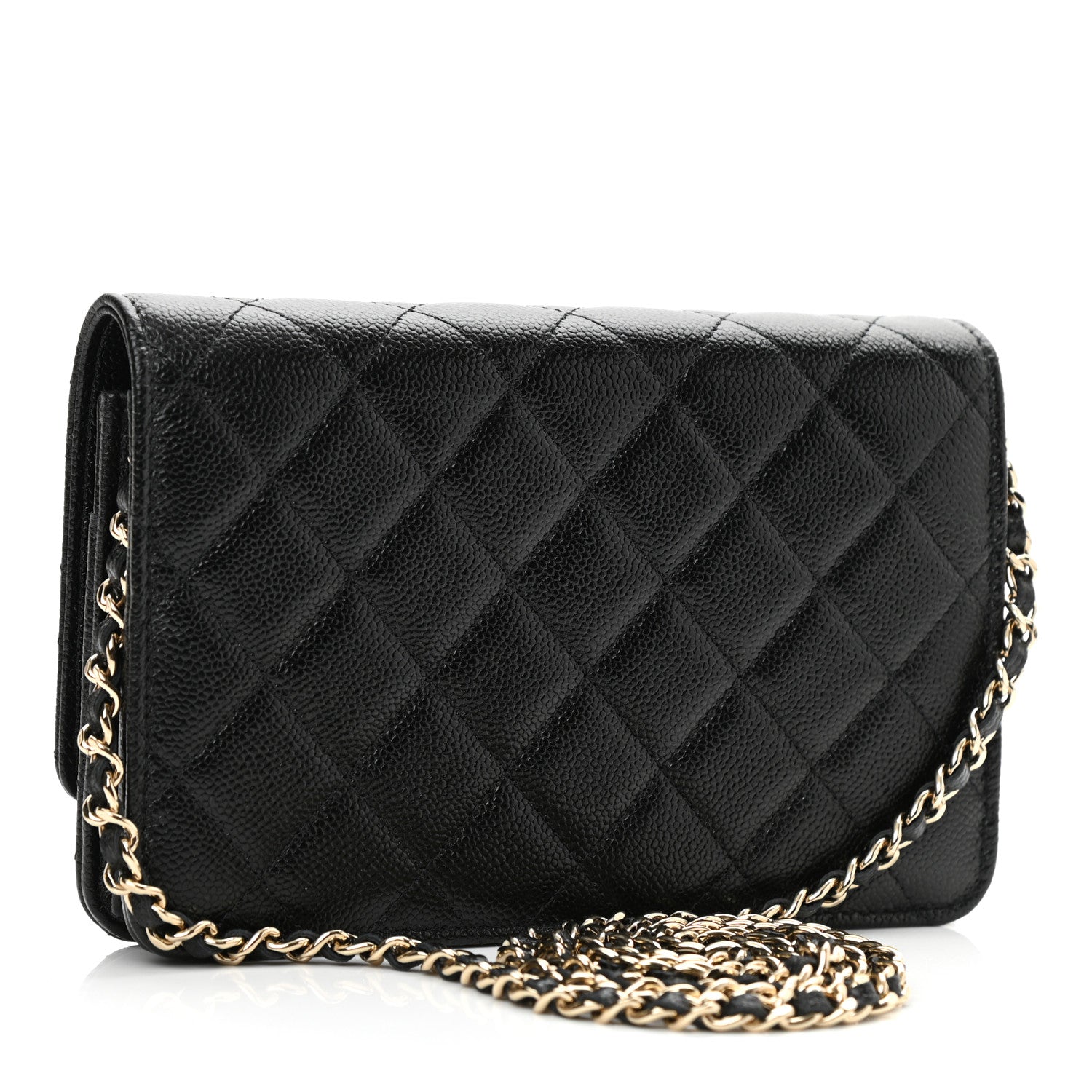 Chanel Caviar Quilted Multi Chain Wallet On Chain WOC Black 3 of 11