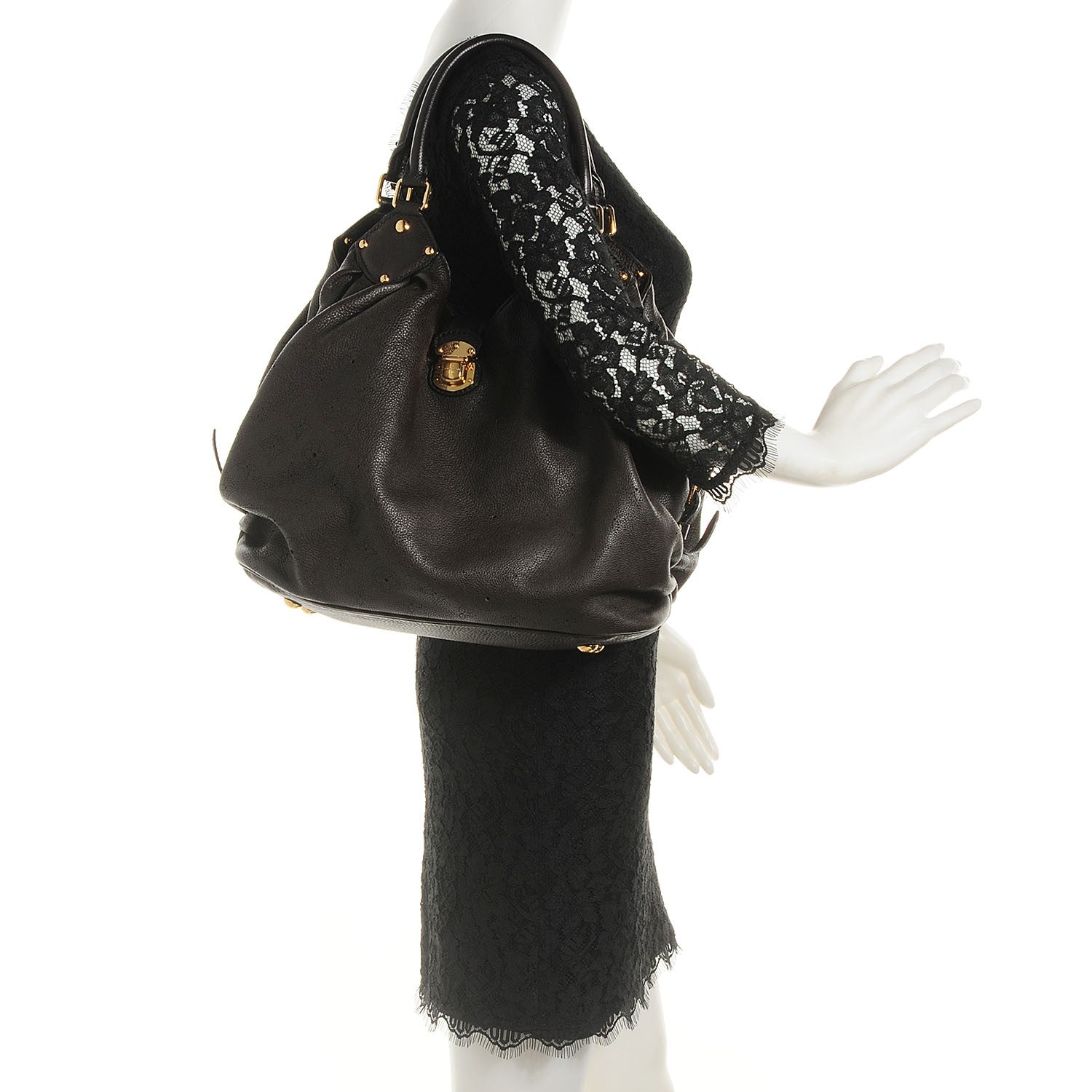 Louis Vuitton Mahina L Chocolate 2 of 7