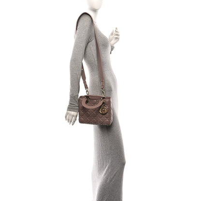 Christian Dior Lambskin Cannage Small Lucky Badges My Lady Dior Fard 2 of 10