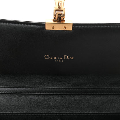 Christian Dior Lambskin Cannage Studded Dioraddict Wallet on Chain Black 7 of 10