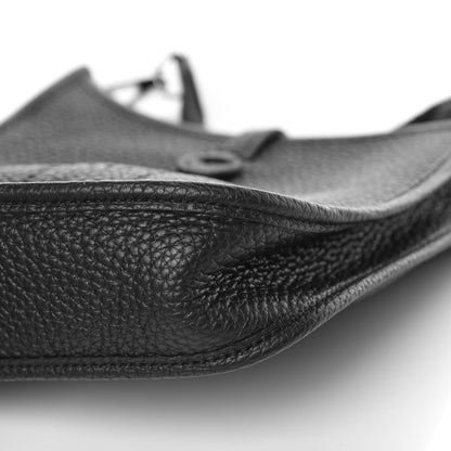 Hermes Taurillon Clemence Evelyne TPM Black 9 of 10