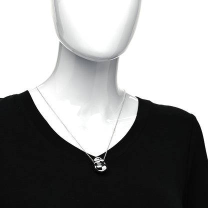 Tiffany Sterling Silver Elsa Peretti Bottle Inro Pendant Necklace 2 of 6